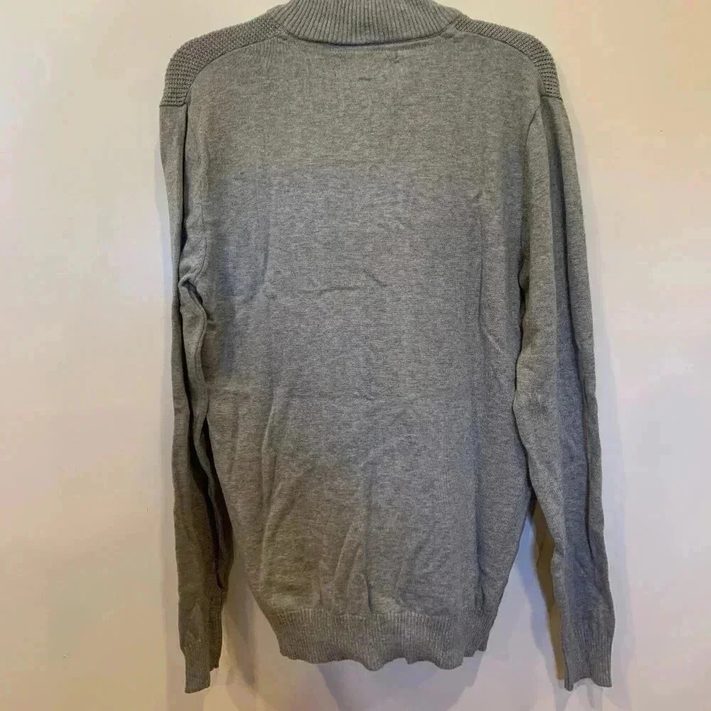 Mens Club Room Button Mock Sweater S NWT - B5